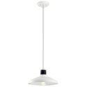 Kichler - 49982WH - One Light Outdoor Pendant/Semi Flush Mount - Allenbury - White from Lighting & Bulbs Unlimited in Charlotte, NC