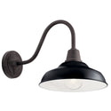 Kichler - 49990BK - One Light Outdoor Wall Mount - Pier - Black from Lighting & Bulbs Unlimited in Charlotte, NC