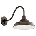 One Light Outdoor Wall Mount from the Pier Collection in Olde Bronze Finish by Kichler
