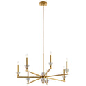 Seven Light Chandelier from the Calyssa Collection in Fox Gold Finish by Kichler