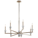 Kichler - 52002PN - Seven Light Chandelier - Calyssa - Polished Nickel from Lighting & Bulbs Unlimited in Charlotte, NC