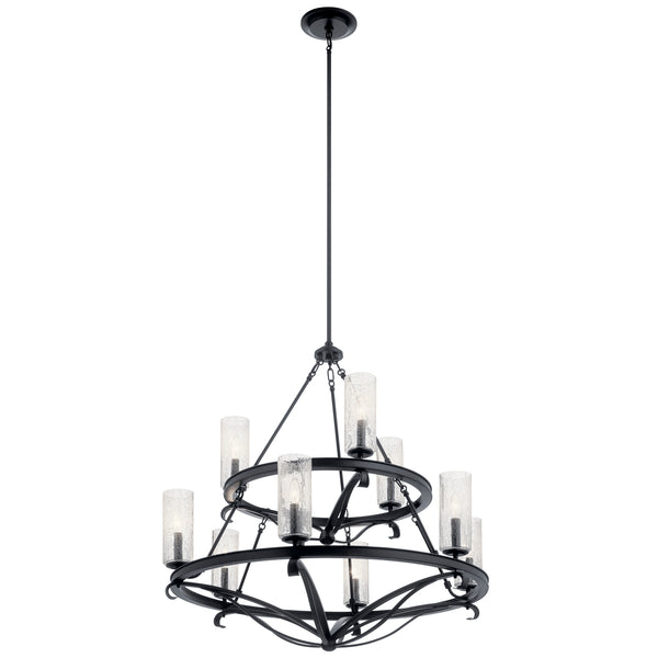 Kichler - 52011BK - Nine Light Chandelier - Krysia - Black from Lighting & Bulbs Unlimited in Charlotte, NC