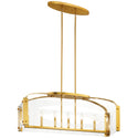 Seven Light Linear Chandelier from the Pytel Collection in Fox Gold Finish by Kichler