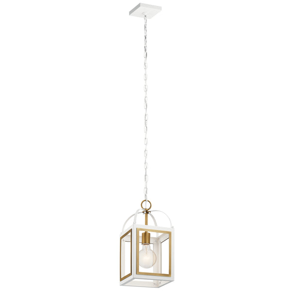 Kichler - 52030WHNBR - One Light Pendant - Vath - White from Lighting & Bulbs Unlimited in Charlotte, NC