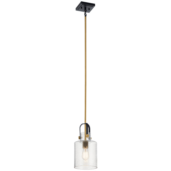 Kichler - 52035NBR - One Light Pendant - Kitner - Natural Brass from Lighting & Bulbs Unlimited in Charlotte, NC