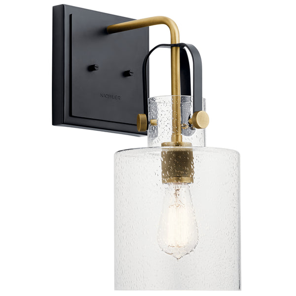 Kichler - 52036NBR - One Light Wall Sconce - Kitner - Natural Brass from Lighting & Bulbs Unlimited in Charlotte, NC