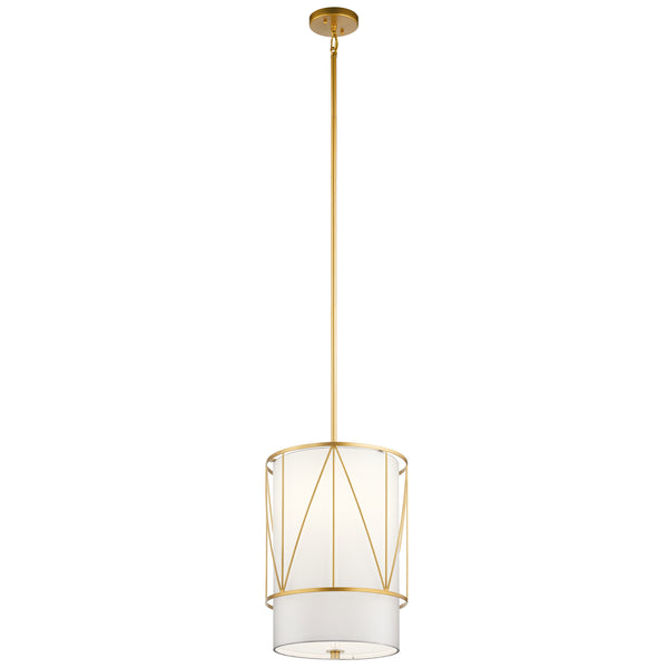 Kichler - 52073CLG - One Light Pendant - Birkleigh - Classic Gold from Lighting & Bulbs Unlimited in Charlotte, NC