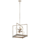 Kichler - 52092DAG - Six Light Foyer Pendant - Tanis - Distressed Antique Gray from Lighting & Bulbs Unlimited in Charlotte, NC