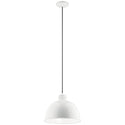One Light Pendant from the Zailey Collection in White Finish by Kichler