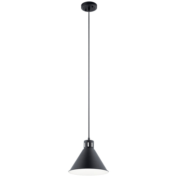 Kichler - 52176BK - One Light Pendant - Zailey - Black from Lighting & Bulbs Unlimited in Charlotte, NC
