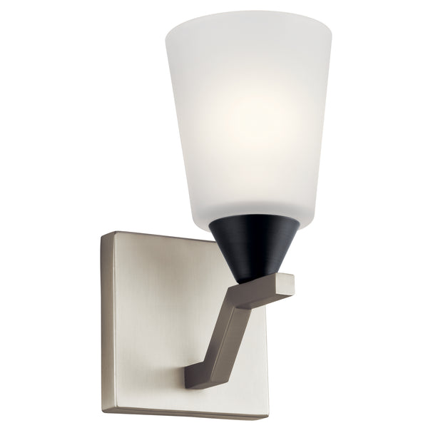 Kichler - 52237NI - One Light Wall Sconce - Skagos - Brushed Nickel from Lighting & Bulbs Unlimited in Charlotte, NC