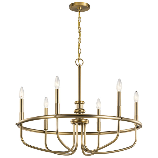 Kichler - 52304CLZ - Six Light Chandelier - Capitol Hill - Classic Bronze from Lighting & Bulbs Unlimited in Charlotte, NC