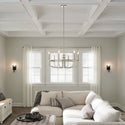 Six Light Chandelier from the Capitol Hill Collection in Brushed Nickel Finish by Kichler