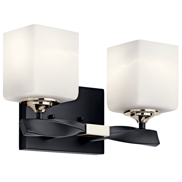 Kichler - 55001BK - Two Light Bath - Marette - Black from Lighting & Bulbs Unlimited in Charlotte, NC