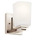 Kichler - 55015PN - One Light Wall Sconce - Roehm - Polished Nickel from Lighting & Bulbs Unlimited in Charlotte, NC