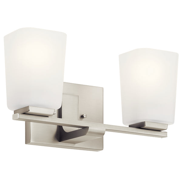 Kichler - 55016NI - Two Light Bath - Roehm - Brushed Nickel from Lighting & Bulbs Unlimited in Charlotte, NC