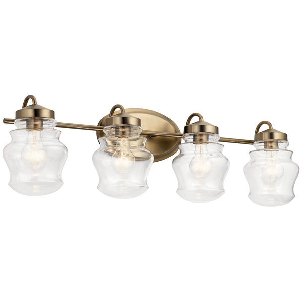 Four Light Bath from the Janiel Collection in Classic Bronze Finish by Kichler