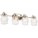 Kichler - 55040PN - Four Light Bath - Janiel - Polished Nickel from Lighting & Bulbs Unlimited in Charlotte, NC