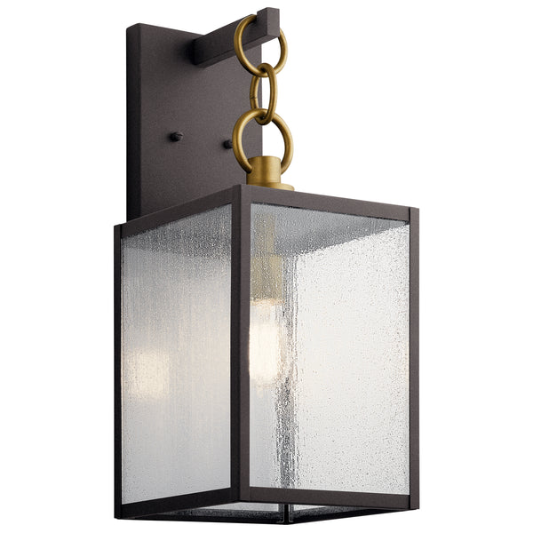 Kichler - 59007WZC - One Light Outdoor Wall Mount - Lahden - Weathered Zinc from Lighting & Bulbs Unlimited in Charlotte, NC
