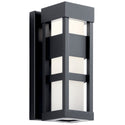 LED Outdoor Wall Mount from the Ryler Collection in Black Finish by Kichler