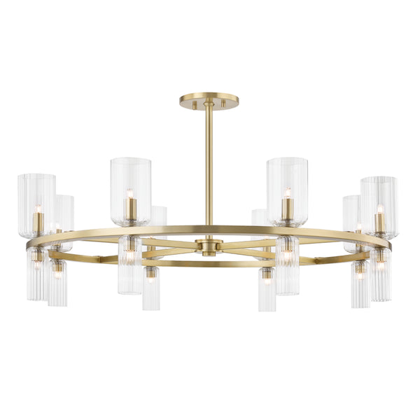 Mitzi - H384816-AGB - 16 Light Chandelier - Tabitha - Aged Brass from Lighting & Bulbs Unlimited in Charlotte, NC