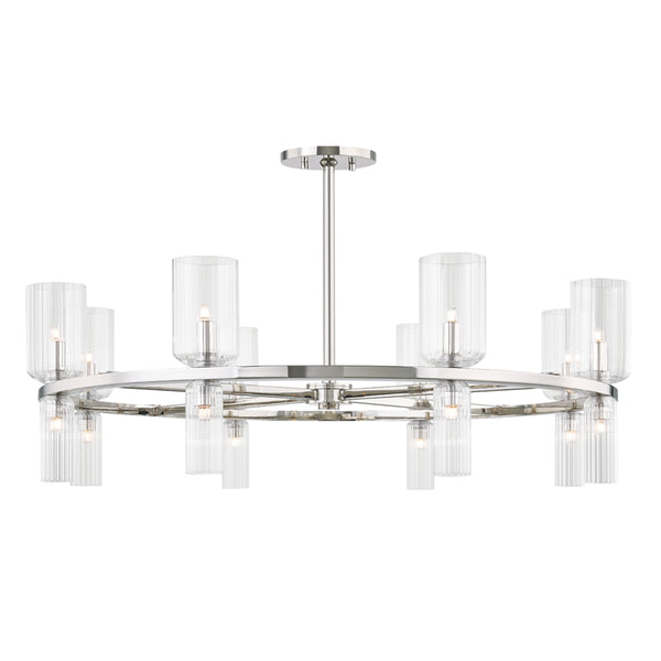 Mitzi - H384816-PN - 16 Light Chandelier - Tabitha - Polished Nickel from Lighting & Bulbs Unlimited in Charlotte, NC
