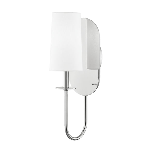 Mitzi - H395101-PN - One Light Wall Sconce - Lara - Polished Nickel from Lighting & Bulbs Unlimited in Charlotte, NC