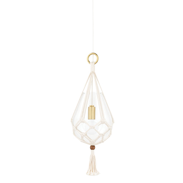 Mitzi - H411701S-AGB - One Light Pendant - Tessa - Aged Brass from Lighting & Bulbs Unlimited in Charlotte, NC