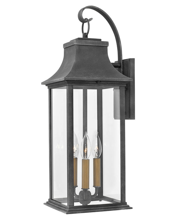 Hinkley - 2935DZ-LL - LED Outdoor Wall Mount - Adair - Aged Zinc from Lighting & Bulbs Unlimited in Charlotte, NC