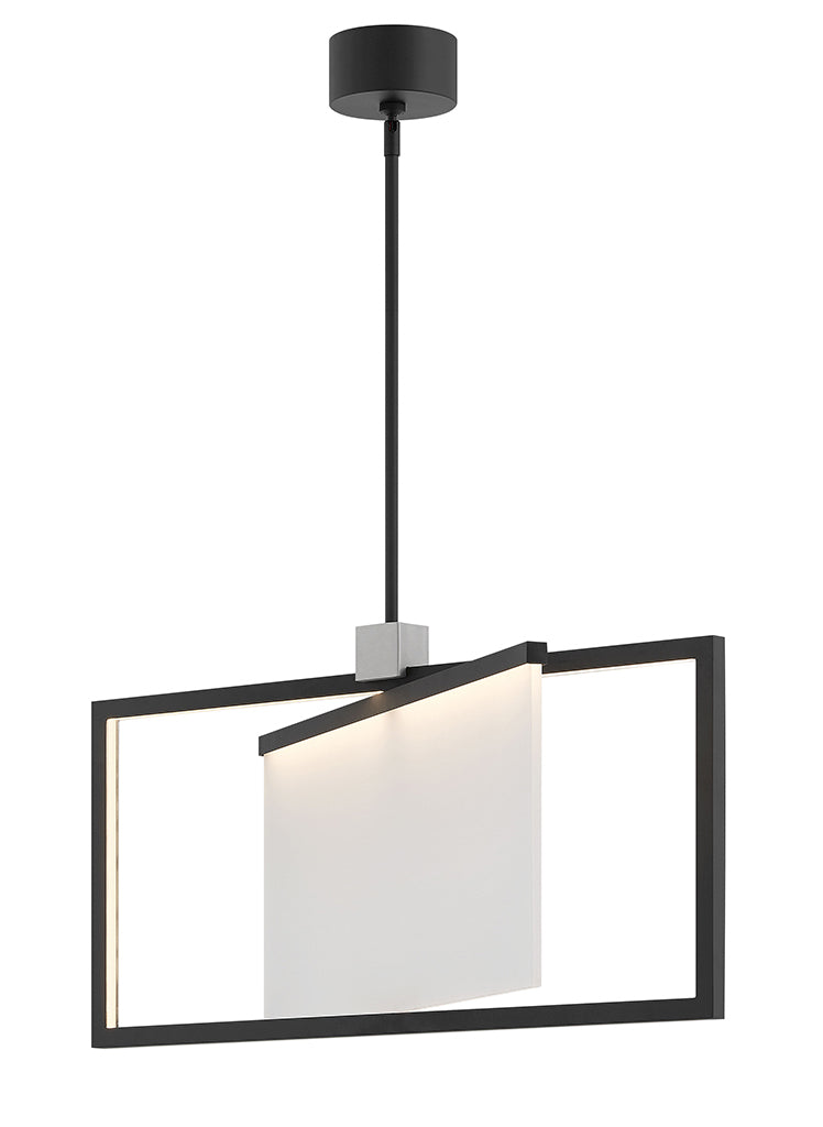 Hinkley - 32504BLK - LED Chandelier - Folio - Black from Lighting & Bulbs Unlimited in Charlotte, NC