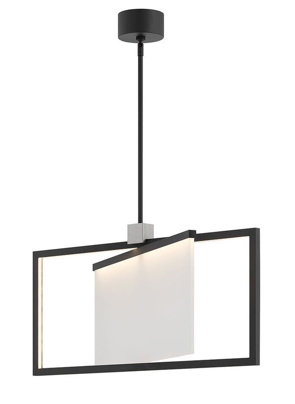 Hinkley - 32504BLK - LED Chandelier - Folio - Black from Lighting & Bulbs Unlimited in Charlotte, NC