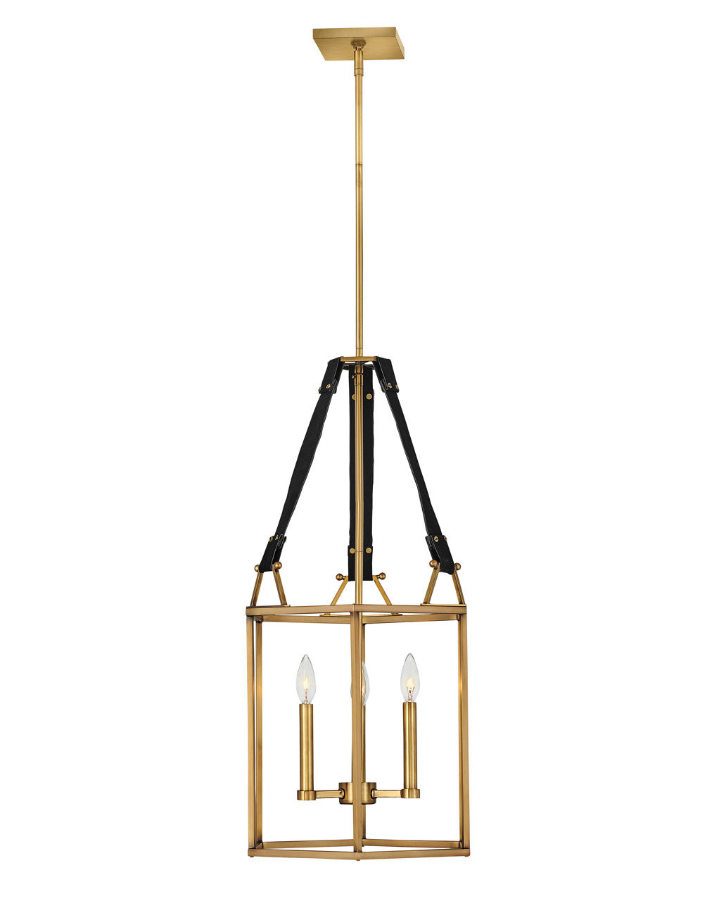 Hinkley - 34204HBR - LED Chandelier - Monroe - Heritage Brass from Lighting & Bulbs Unlimited in Charlotte, NC
