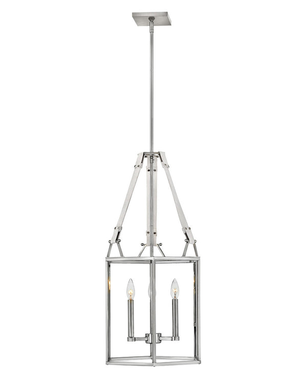 Hinkley - 34204PNI - LED Chandelier - Monroe - Polished Nickel from Lighting & Bulbs Unlimited in Charlotte, NC