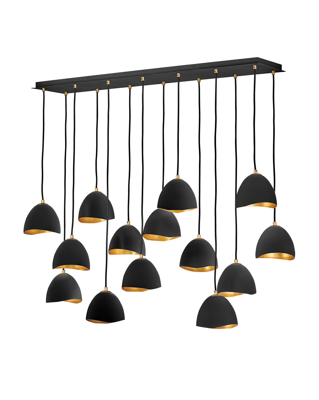 Hinkley - 35909SHB - LED Chandelier - Nula - Shell Black from Lighting & Bulbs Unlimited in Charlotte, NC