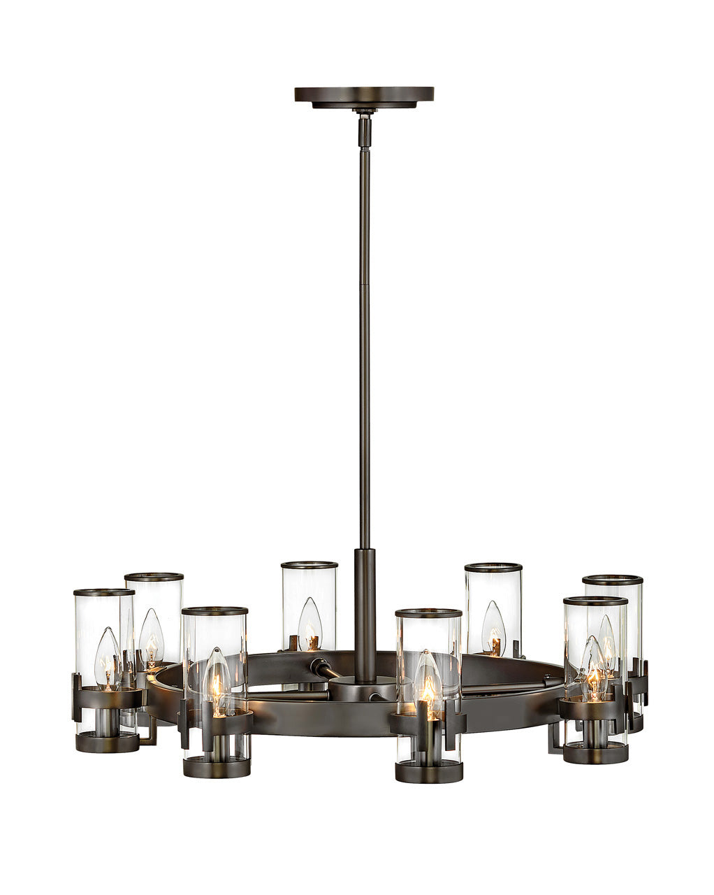 Hinkley - 38106BX - LED Chandelier - Reeve - Black Oxide from Lighting & Bulbs Unlimited in Charlotte, NC