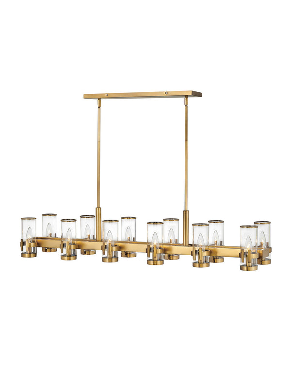 Hinkley - 38108HB - LED Chandelier - Reeve - Heritage Brass from Lighting & Bulbs Unlimited in Charlotte, NC