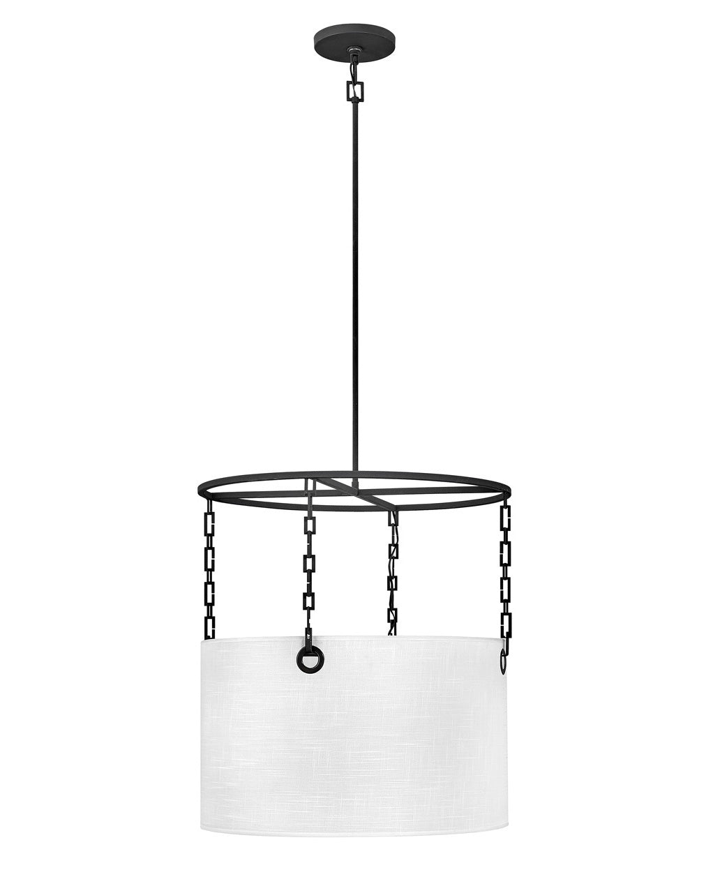 Hinkley - 38404BLK - LED Chandelier - Tribeca - Black from Lighting & Bulbs Unlimited in Charlotte, NC