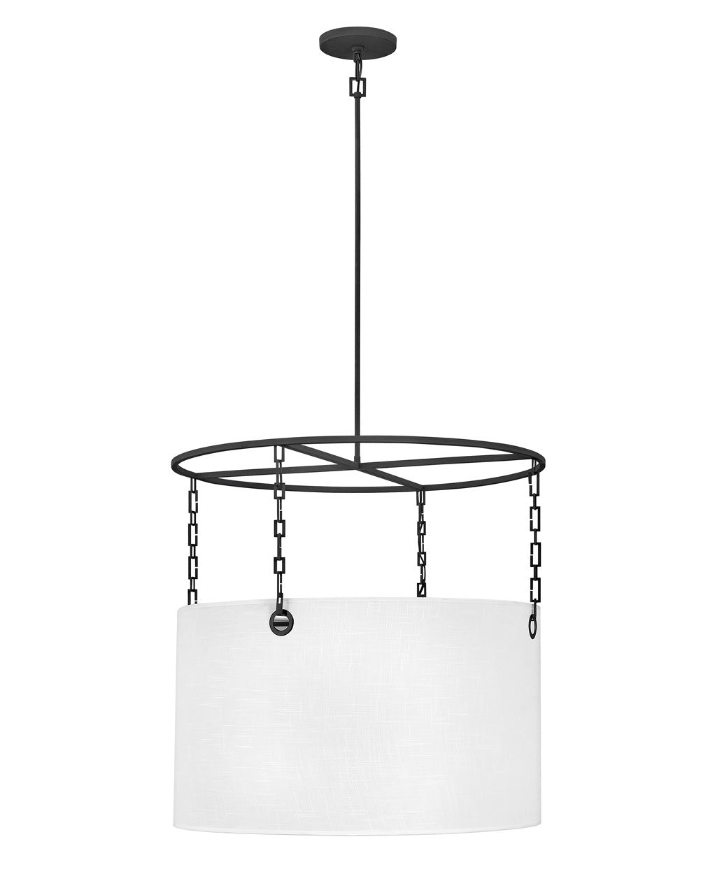 Hinkley - 38406BLK - LED Chandelier - Tribeca - Black from Lighting & Bulbs Unlimited in Charlotte, NC