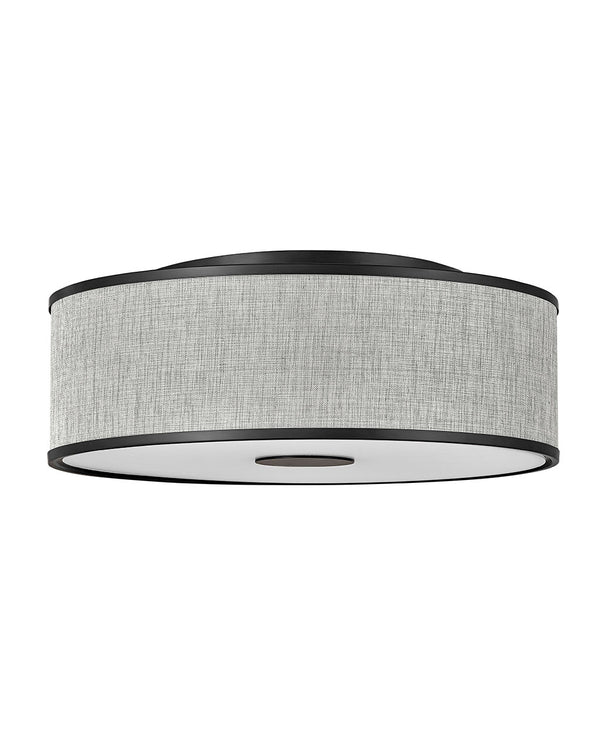 Hinkley - 42009BK - LED Foyer Pendant - Halo Heathered Gray - Black from Lighting & Bulbs Unlimited in Charlotte, NC