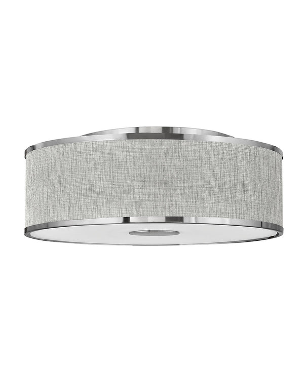 Hinkley - 42009BN - LED Foyer Pendant - Halo Heathered Gray - Brushed Nickel from Lighting & Bulbs Unlimited in Charlotte, NC