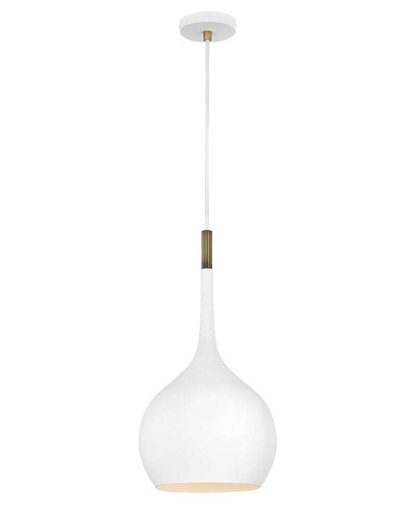 Hinkley - 4457CI - LED Pendant - Ziggy - Chalk White from Lighting & Bulbs Unlimited in Charlotte, NC