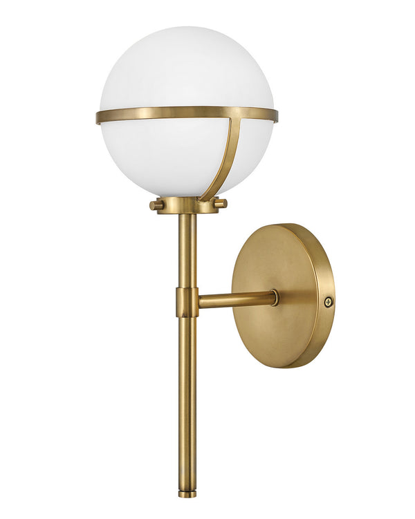 Hinkley - 5660HB-LL - LED Bath - Hollis - Heritage Brass from Lighting & Bulbs Unlimited in Charlotte, NC