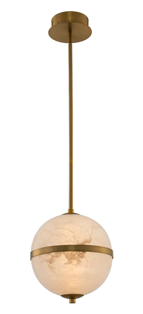Kalco - 512511WB - LED Mini Pendant - Canterbury - Winter Brass from Lighting & Bulbs Unlimited in Charlotte, NC