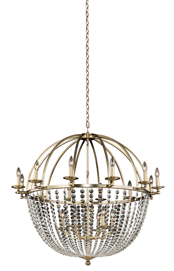 Allegri - 037773-038-FR001 - 18 Light Chandelier - Pendolo - Brushed Champagne Gold from Lighting & Bulbs Unlimited in Charlotte, NC