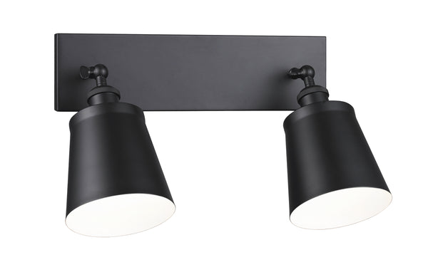 Matteo Lighting - S08202BK - Two Light Wall Sconce - Kinsley - Black from Lighting & Bulbs Unlimited in Charlotte, NC