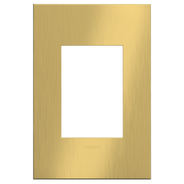 Legrand - AWC1G3BSB4 - Wall Plate - Adorne - Brushed Satin Brass from Lighting & Bulbs Unlimited in Charlotte, NC