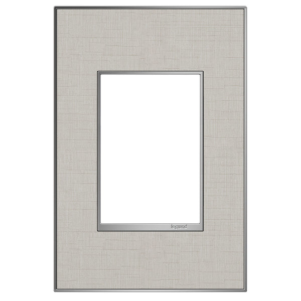 Legrand - AWM1G3TL4 - Gang Wall Plate - Adorne - True Linen from Lighting & Bulbs Unlimited in Charlotte, NC