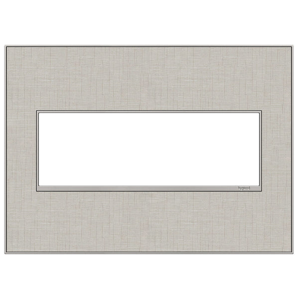 Legrand - AWM3GTL4 - Gang Wall Plate - Adorne - True Linen from Lighting & Bulbs Unlimited in Charlotte, NC