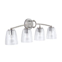 Four Light Vanity from the Oran Collection in Antique Silver Finish by Capital Lighting