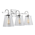 Three Light Vanity from the Jayne Collection in Chrome Finish by Capital Lighting